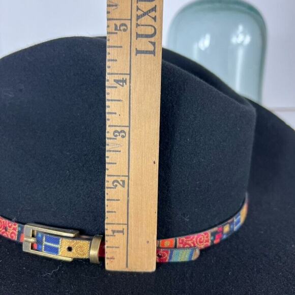 Adora Hat Felted Wool Womens Black Outdoor Hat One Size Boho - Picture 11 of 11